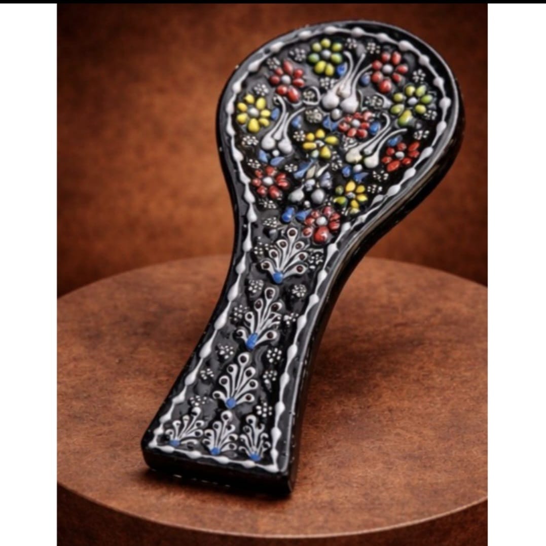 Hand-Painted Ceramic Spoon