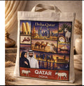 Doha Heritage collage Tote