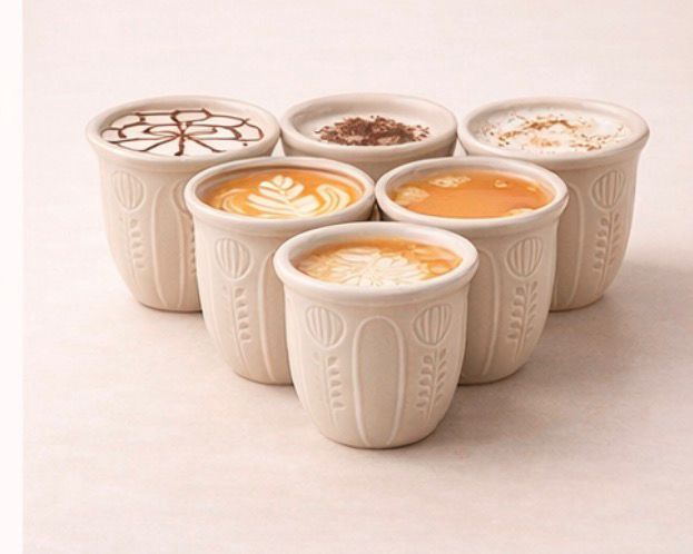 Mini Ceramic Coffee Cups Set (6pcs)