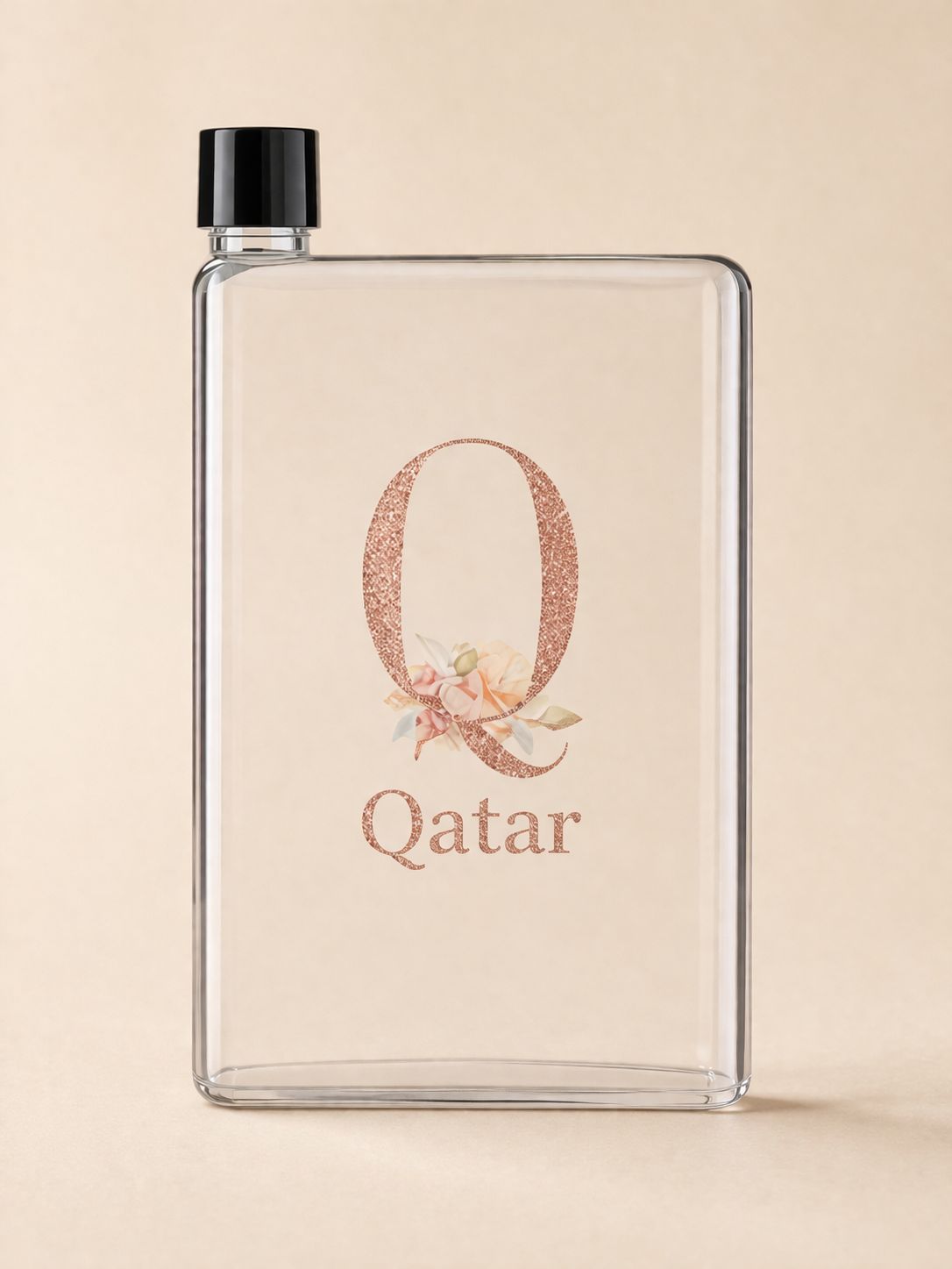 Qatar Floral Water Bottle