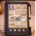 Doha Skyline Spiral Notebook with Pen