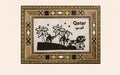 Qatar Camel Caravan Wooden Keepsake Box