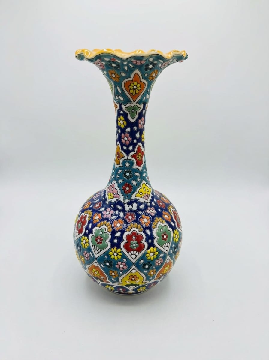 Hand-Painted Decorative Vase