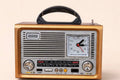 Vintage Classic Radio with Built-in Clock