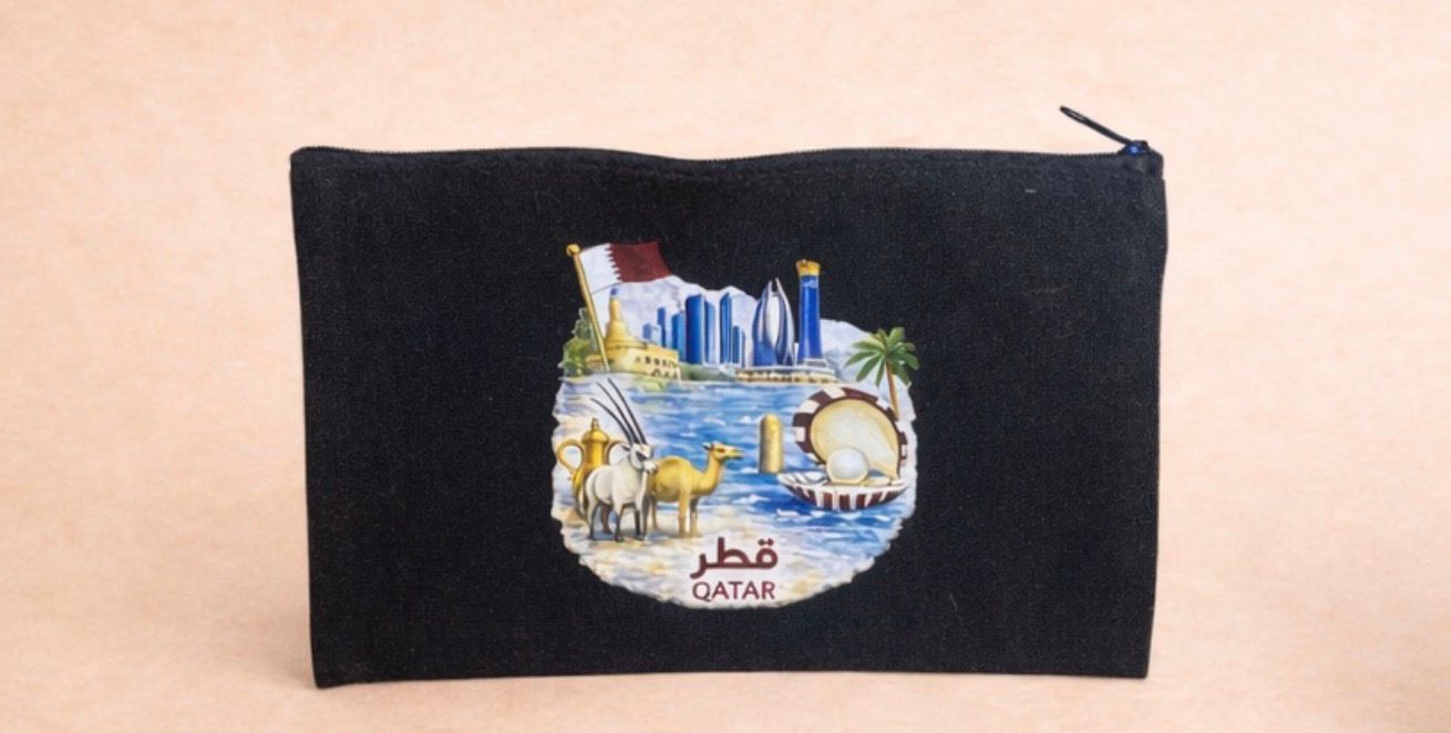 Sequin Qatar Tote Bag – Qatari Camel Design