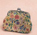 Floral Metal Frame Coin Purse
