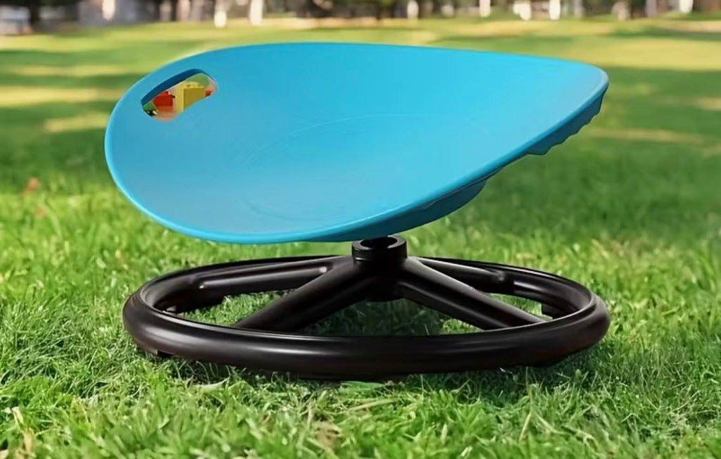 Durable Plastic Swivel Sensory Chair Oval Eggshell Balance Chair