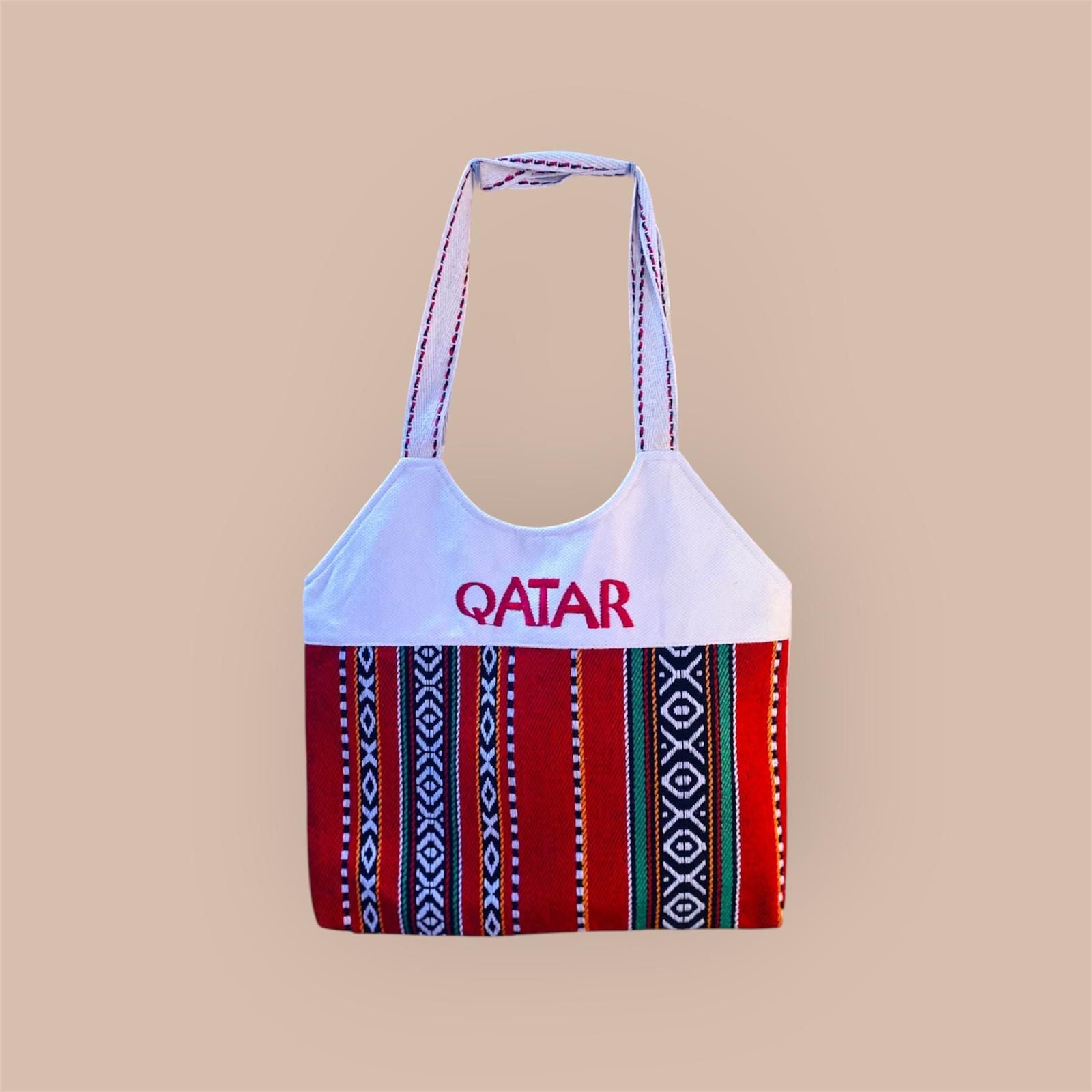 Qatar Red Heritage Tote