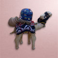Traditional Decor Camel Figurine with Saddle