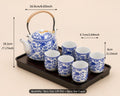 Elegant Ceramic Tea Set – 7 Pieces Serving Set