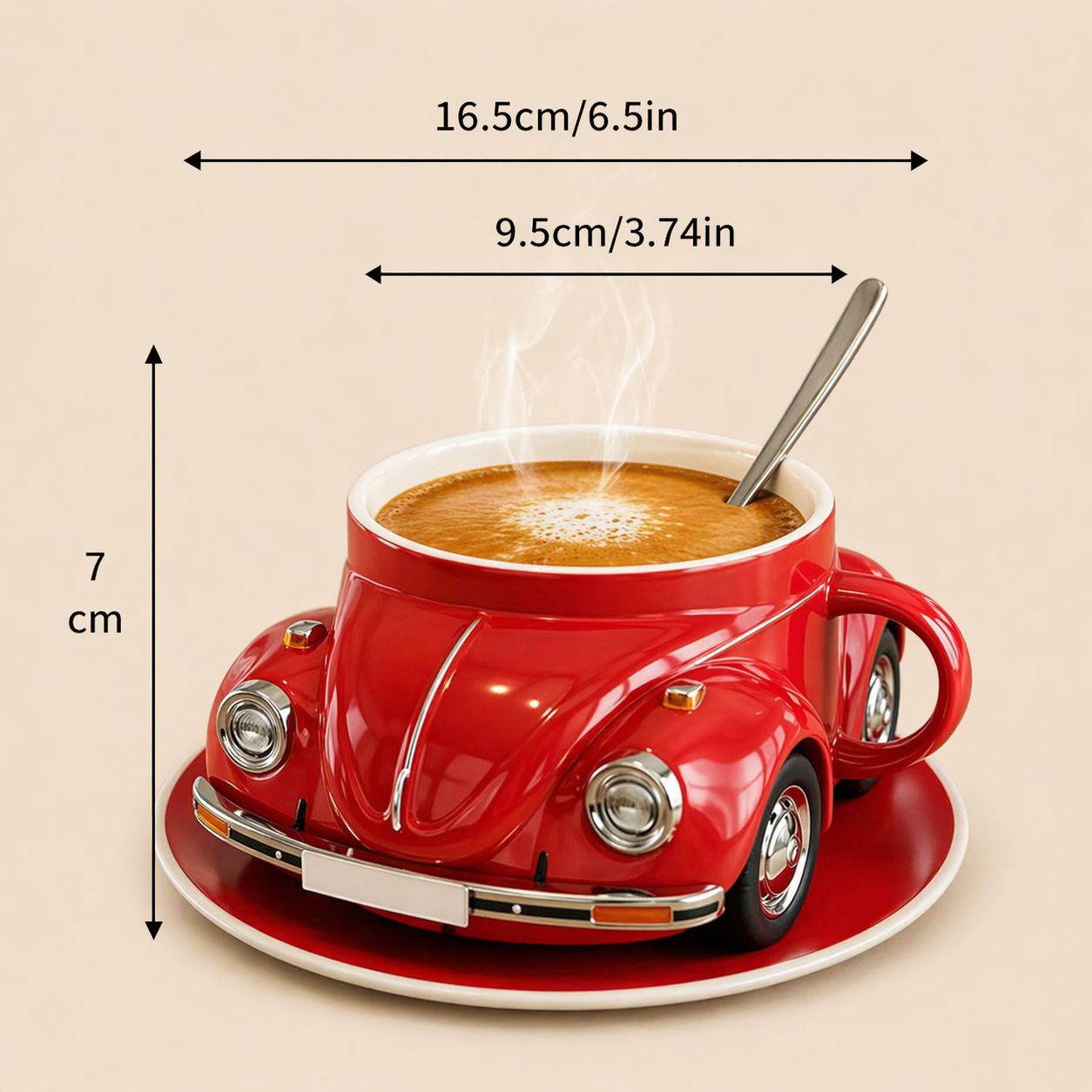 Creative Car Design Mug – Fun Coffee Cup