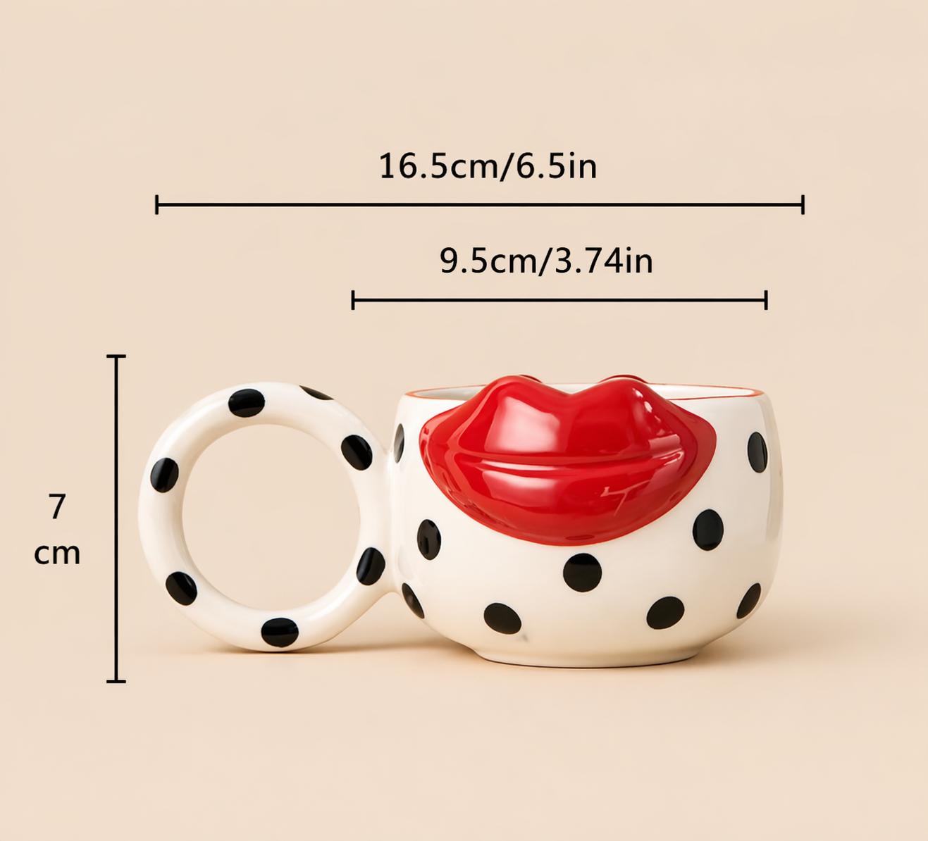 Creative Lips Coffee Mug – Stylish Cute Cup