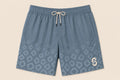 Grey Geometric Shorts