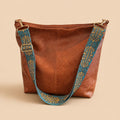 Brown Leather Shoulder Bag