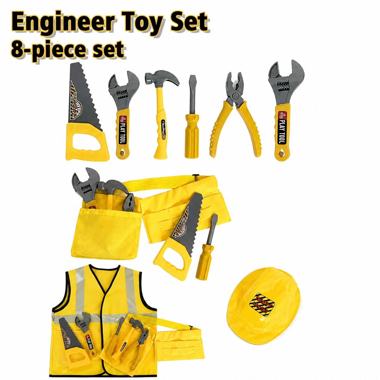 1. Engineer Toy Set – 8 Piece Set