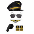 Pilot Costume Accessories Set for Adults