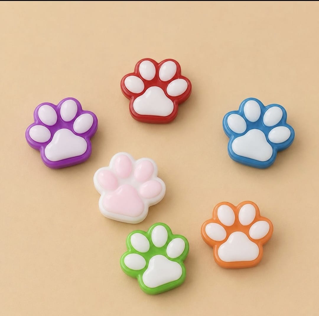 Cute Paw Squishy Set – 25 Pieces