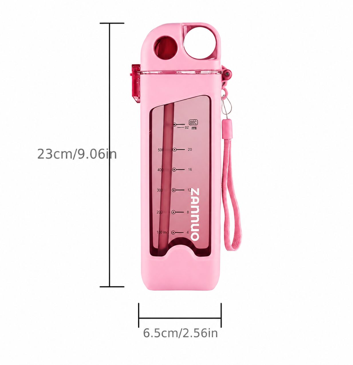 Pink Portable Water Bottle