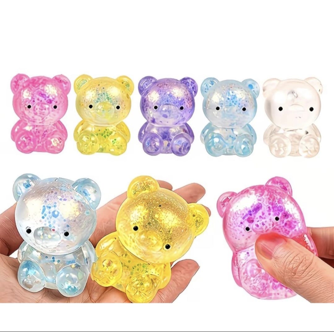 One Glitter Jelly Bear Squishy random color