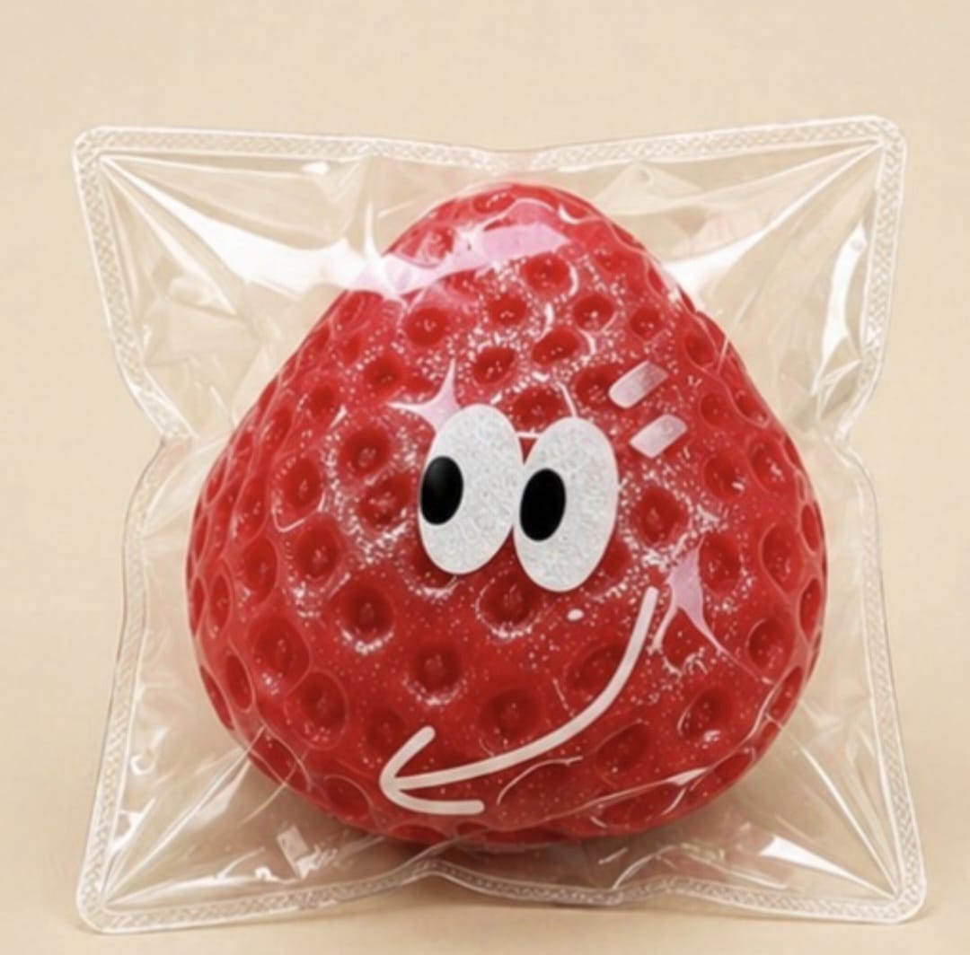 Strawberry Squishy Toy