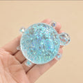Glitter Squishy Turtle Toy Blue