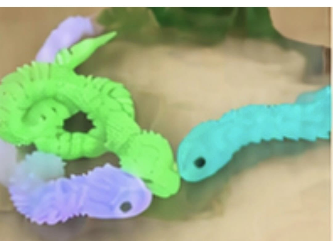 Glow in dark snake  Sensory Toy Set