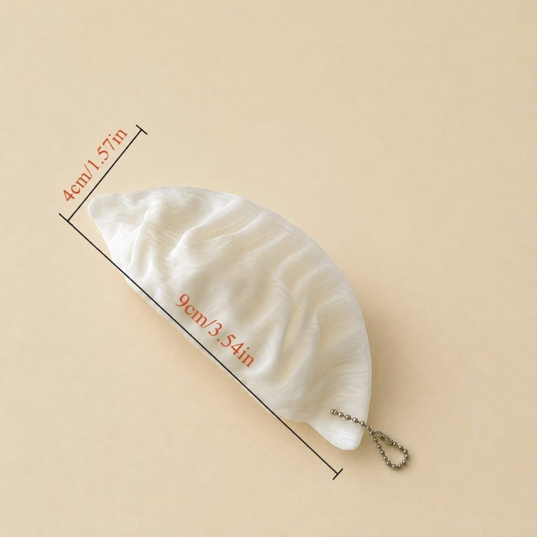 Dumpling Squishy Keychain