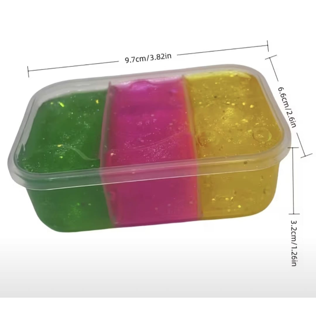 Rainbow Jelly Slime Sensory Set