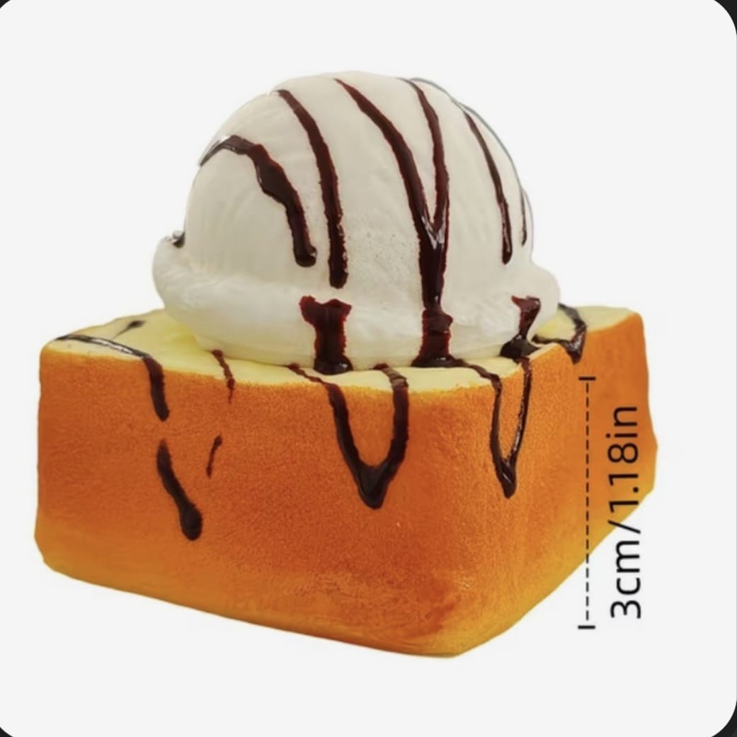 Ice Cream Toast Squishy