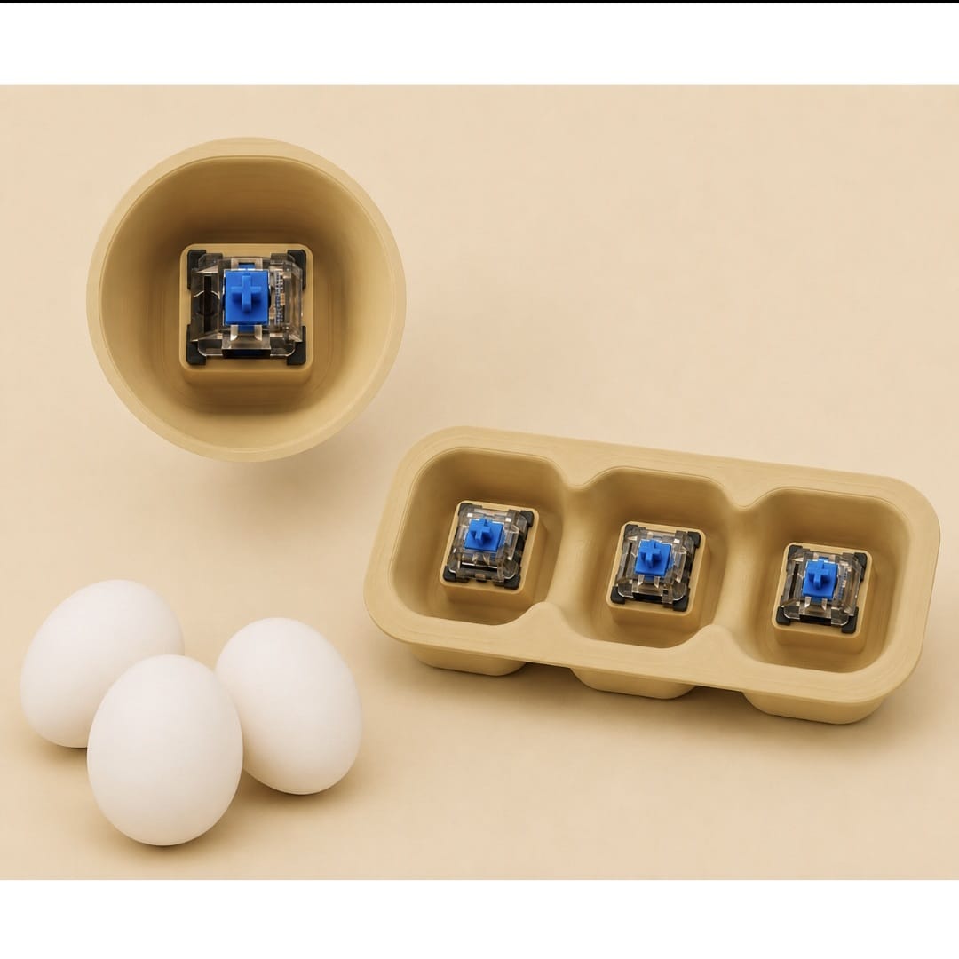 Three Egg Click Mechanical Keyboard Switch Toy