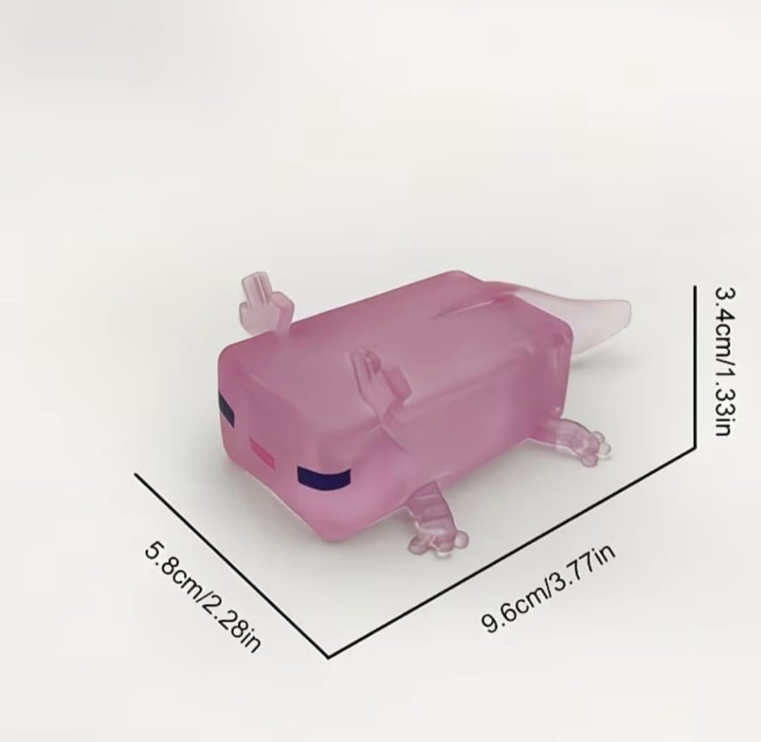 Pink Axolotl Squishy