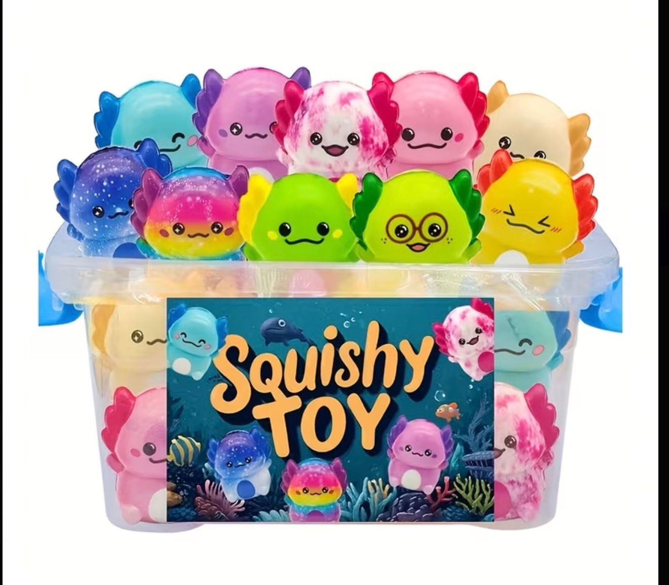 Cute Axolotl Squishy Toy Collection 15
