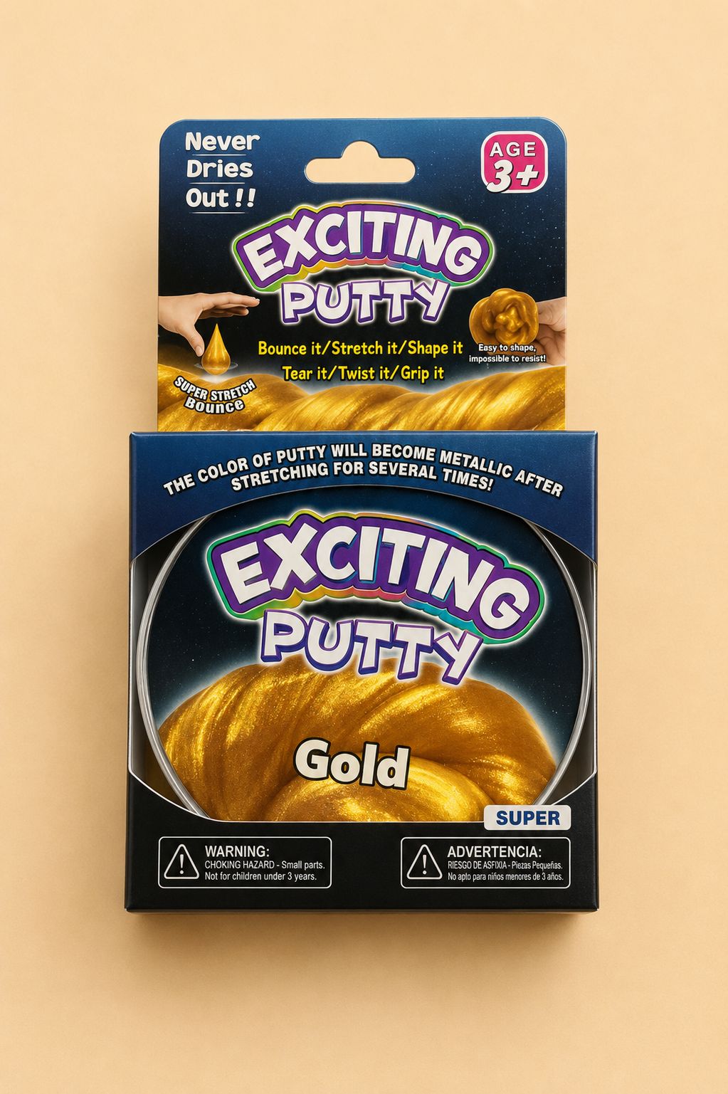 Exciting Metallic Putty – Gold