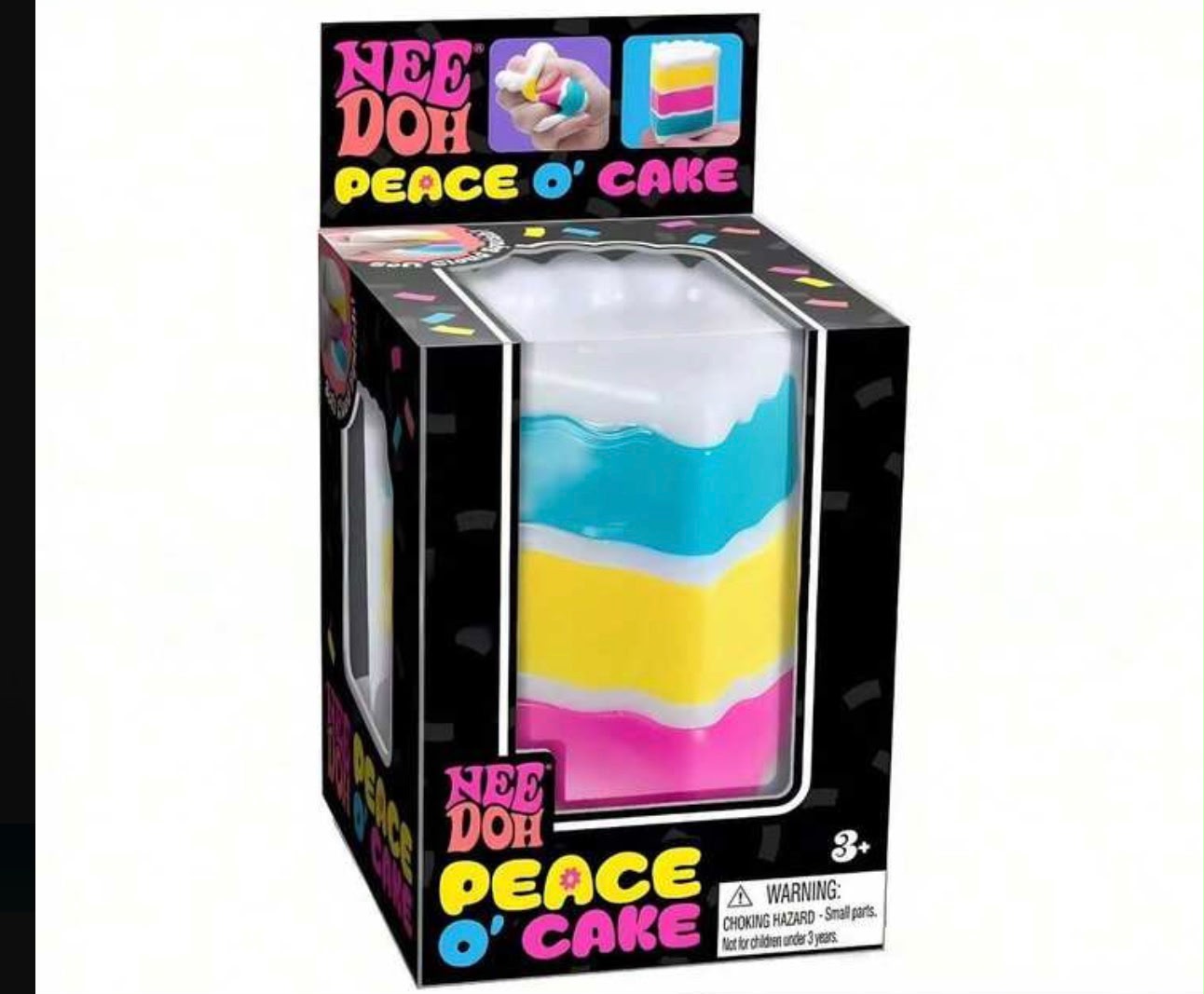 NeeDoh Peace O’ Cake Squishy