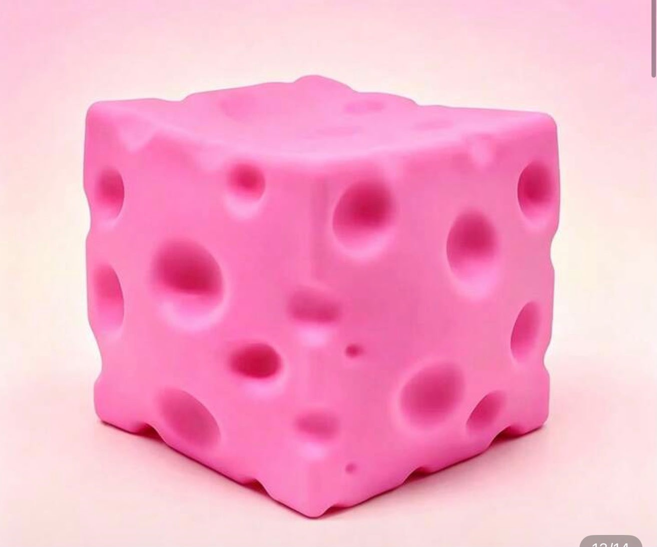 🫐 Blueberry Cheese Cube Squishy – Soft Sensory Stress Relief Toy