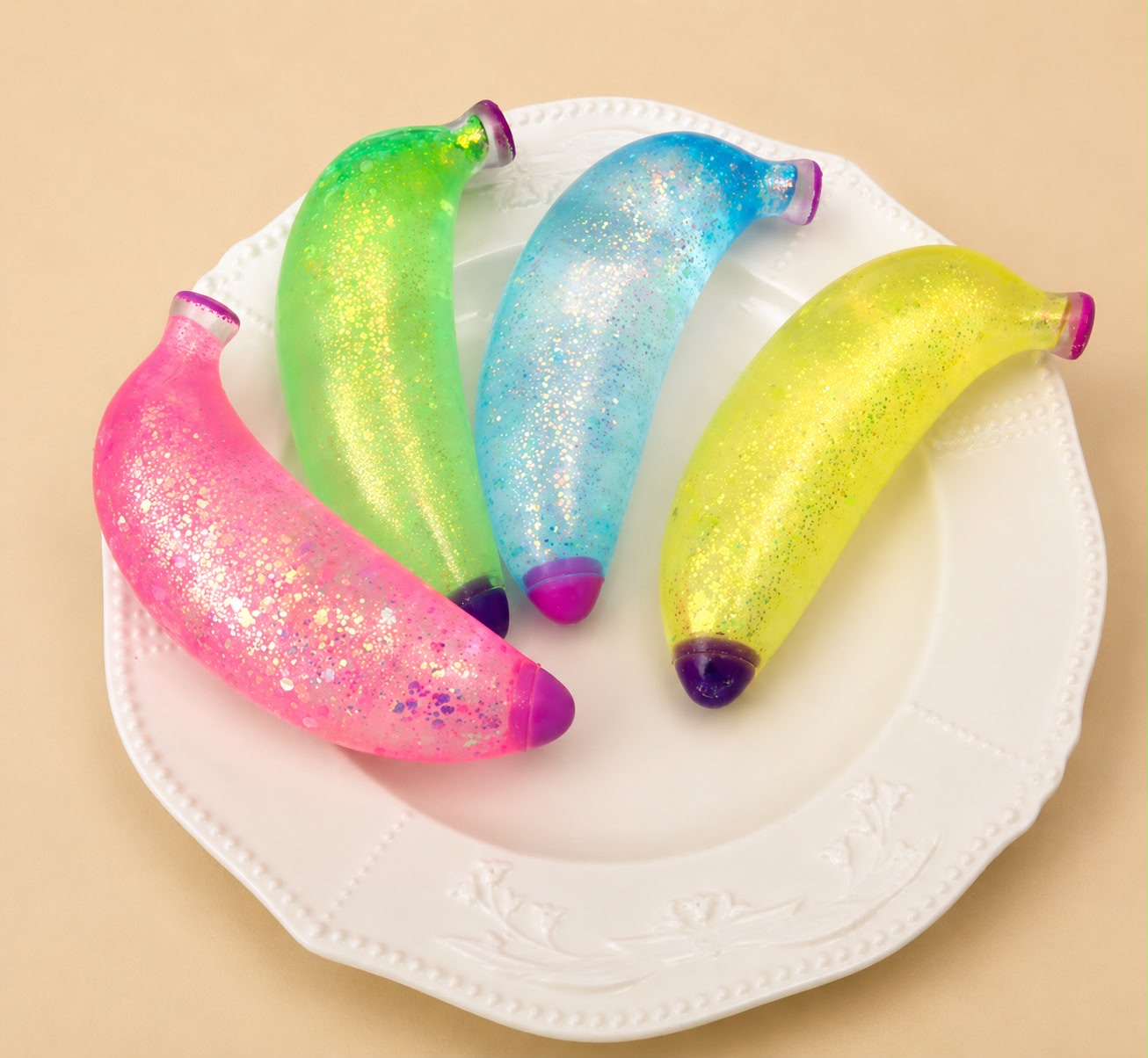 🍌 Jumbo Banana Squishy – Slow Rising Sensory Toy