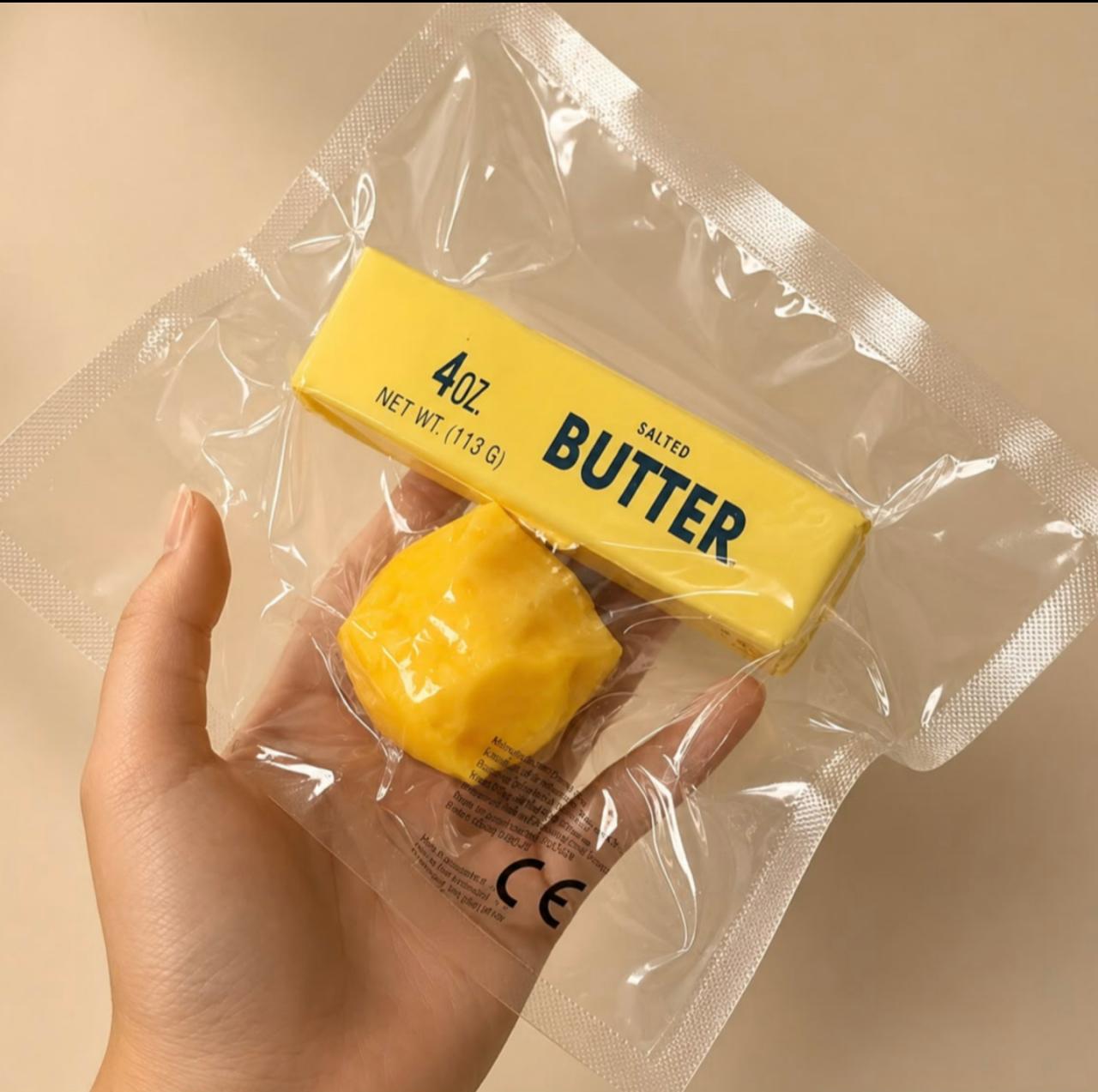 Vacuum-Sealed Butter & Cheese Squishy