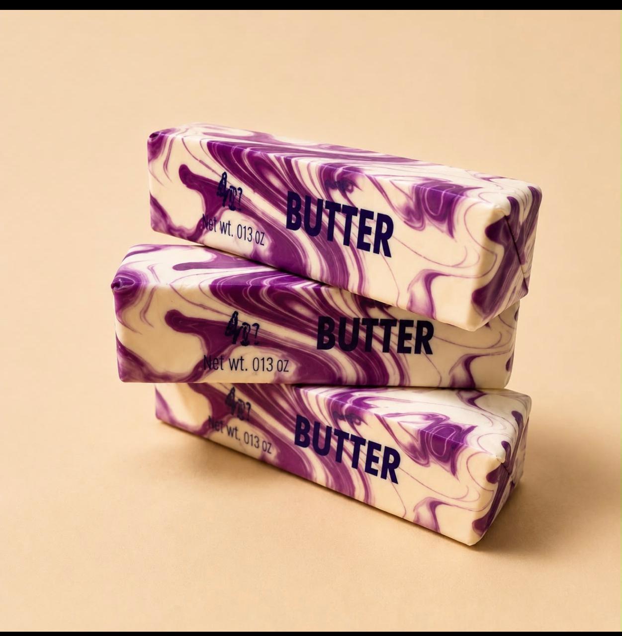 ‏Purple Marble Butter Soft squishy