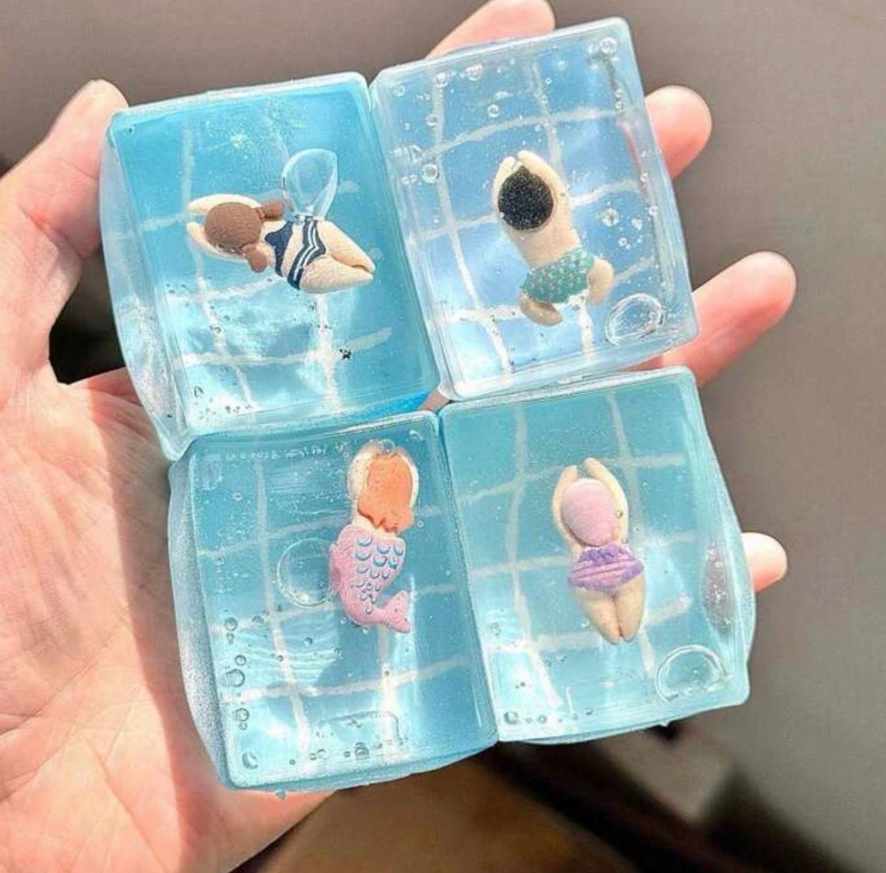 Ocean Friends Ice Cube Squishy