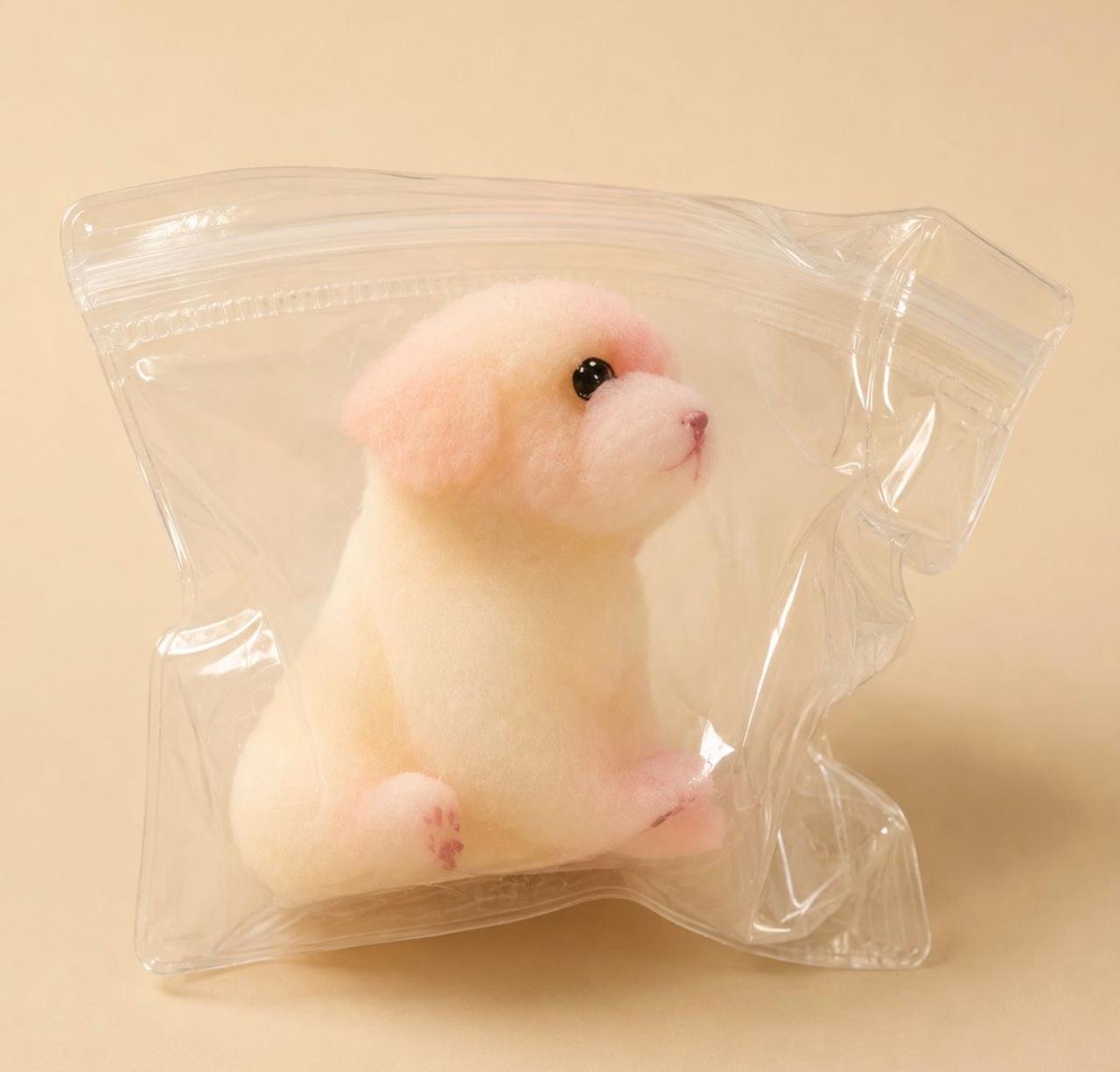 Vacuum Packed Plush Puppy