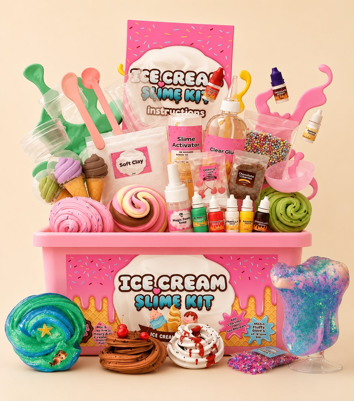 Ice Cream DIY Slime Kit