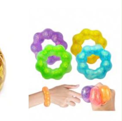 Bubble Flower Ring Squishy Set