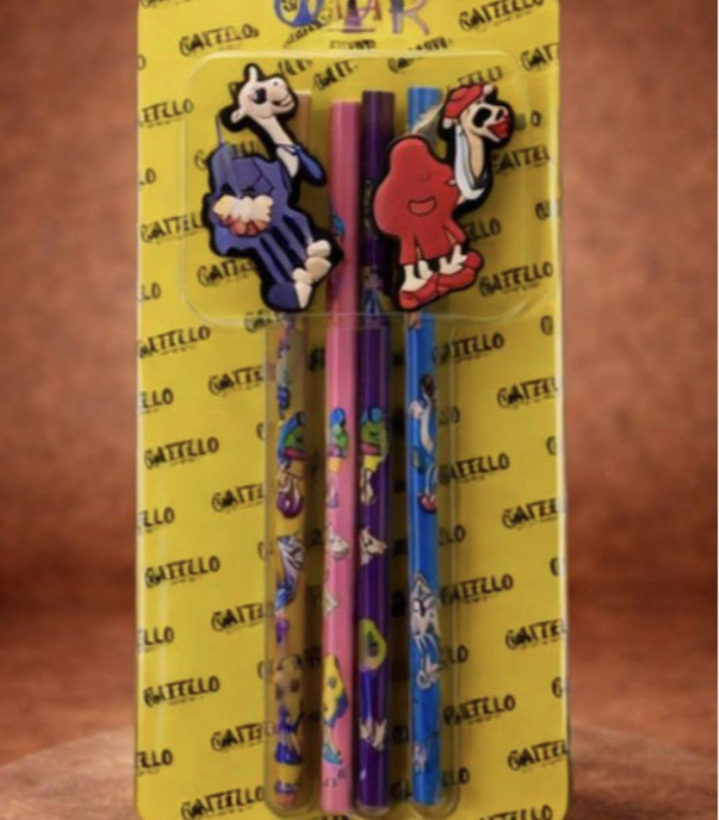 Cartoon Character Pencil Set